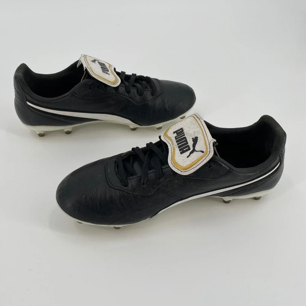 Puma black leather
